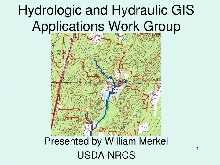 hydrologic and hydraulic gis applications work group