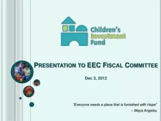 presentation to eec fiscal committee