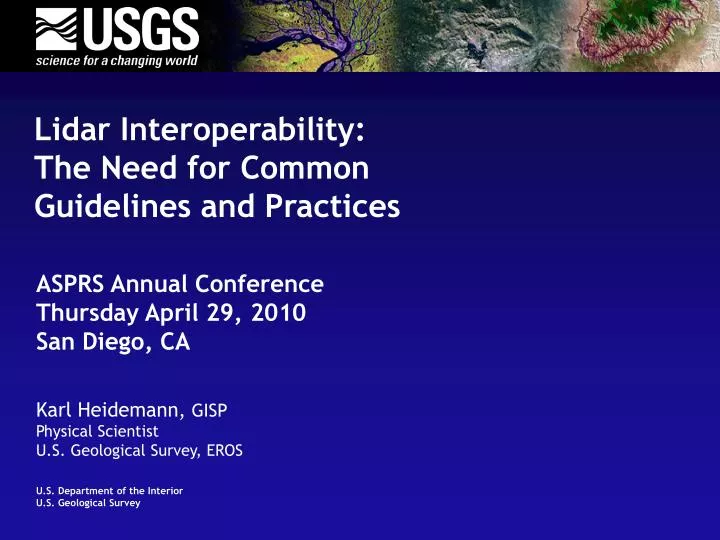 lidar interoperability the need for common guidelines and practices
