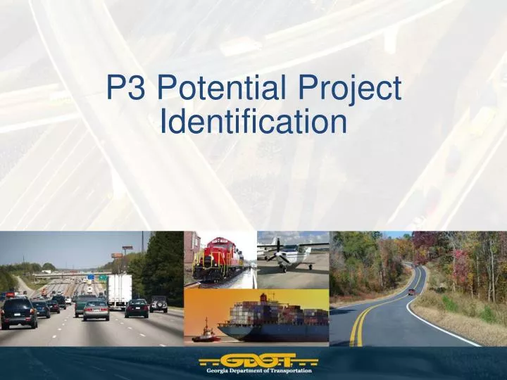 p3 potential project identification