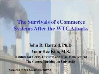 The Survivals of eCommerce Systems After the WTC Attacks