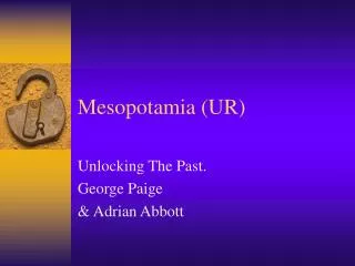 Mesopotamia (UR)