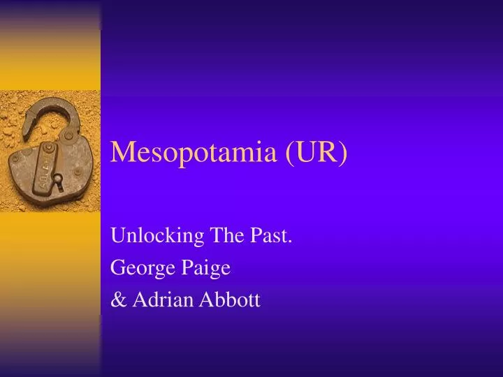 mesopotamia ur