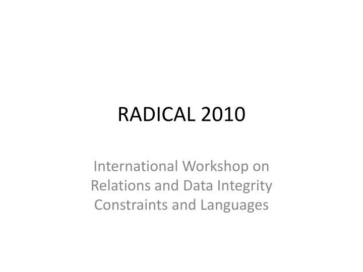radical 2010
