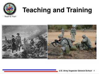 Teaching and Training
