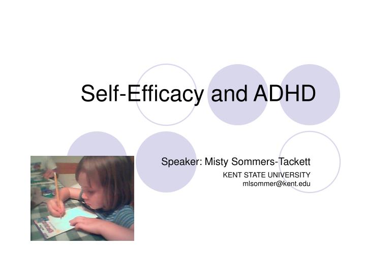 self efficacy and adhd