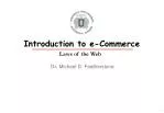Introduction to e-Commerce - slide 1