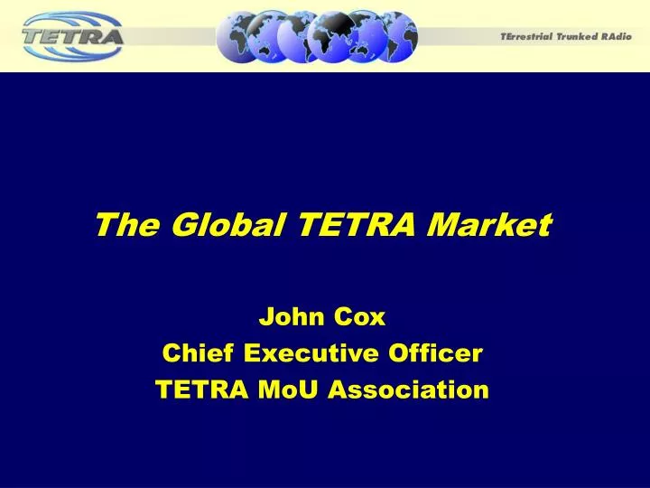 the global tetra market