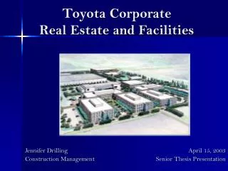 Toyota Corporate Real Estate and Facilities