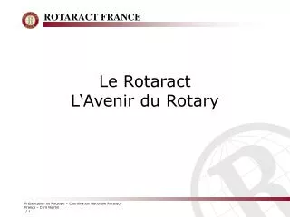 le rotaract l avenir du rotary