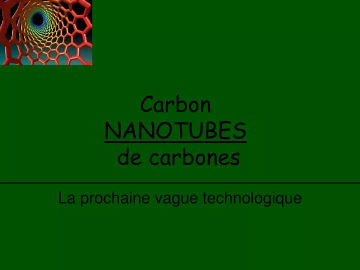 carbon nanotubes de carbones