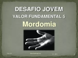 DESAFIO JOVEM VALOR FUNDAMENTAL 5