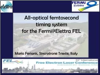 All-optical femtosecond timing system for the Fermi@Elettra FEL