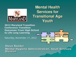 Mental Health Services for Transitional Age Youth