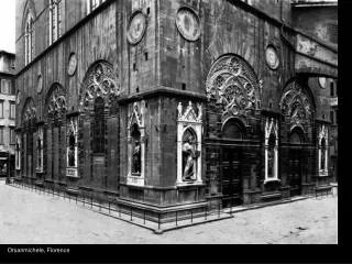 Orsanmichele, Florence