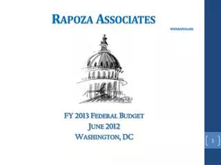 FY 2013 Federal Budget June 2012 Washington, DC