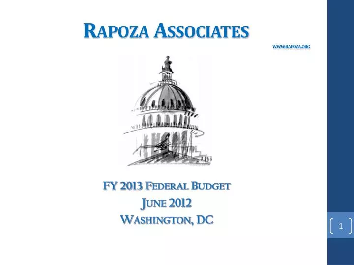 fy 2013 federal budget june 2012 washington dc