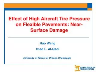 Effect of High Aircraft Tire Pressure on Flexible Pavements: Near-Surface Damage