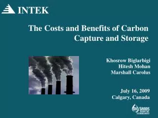 The Costs and Benefits of Carbon Capture and Storage