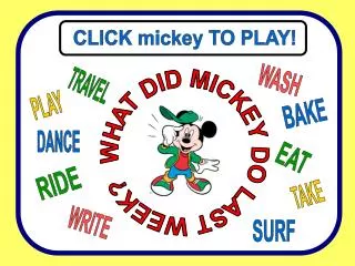 CLICK mickey TO PLAY!