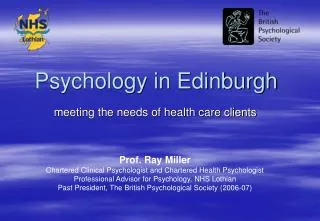 Psychology in Edinburgh