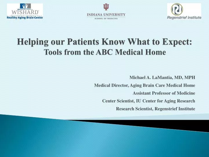 helping our patients know what to expect tools from the abc medical home