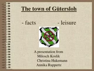 The town of Gütersloh - facts - leisure