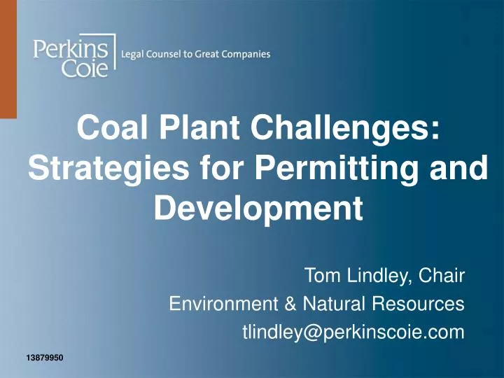 coal plant challenges strategies for permitting and development
