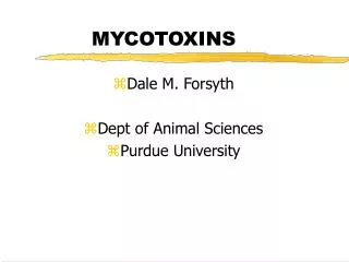 MYCOTOXINS