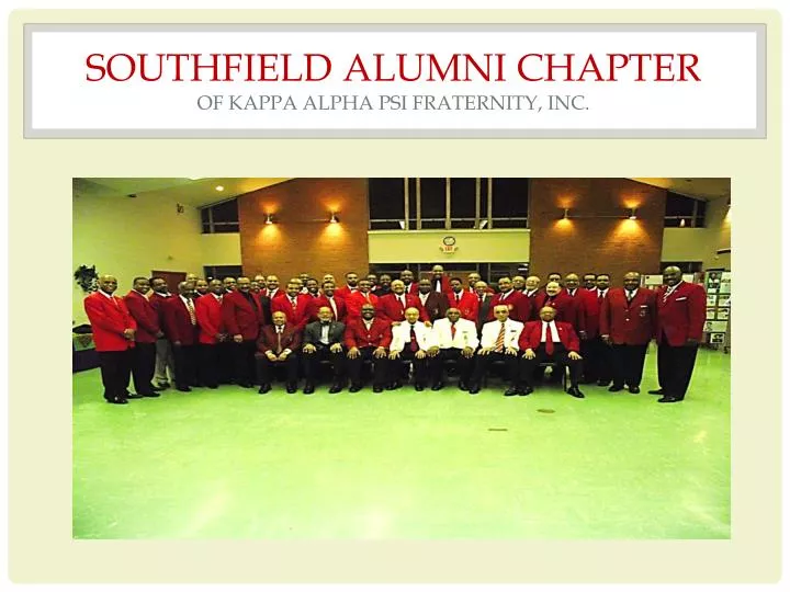 southfield alumni chapter of kappa alpha psi fraternity inc