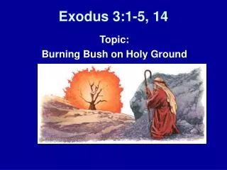 Exodus 3:1-5, 14