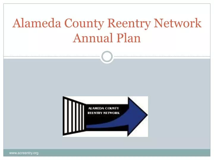 alameda county reentry network annual plan