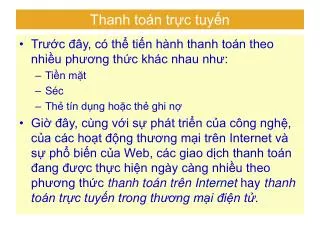 thanh to n tr c tuy n