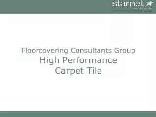 Floorcovering Consultants Group High Performance Carpet Tile