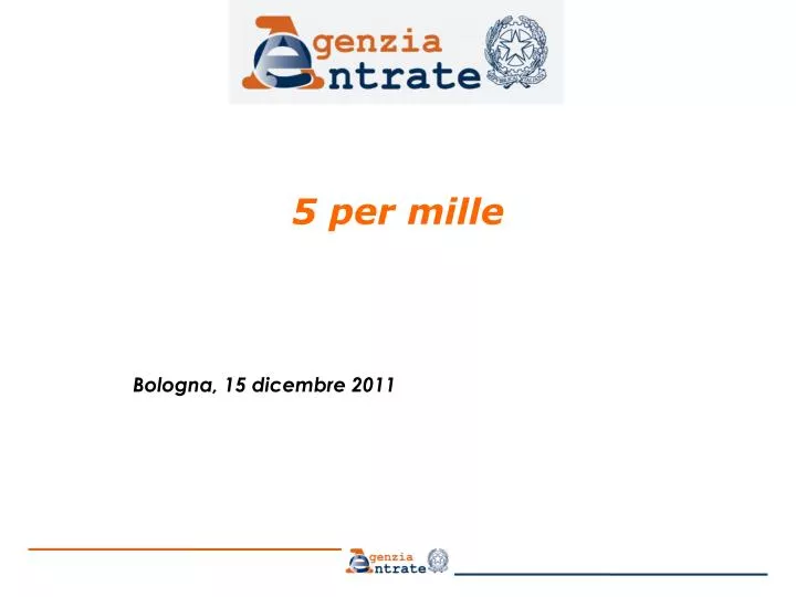 5 per mille