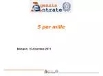5 per mille - slide 1