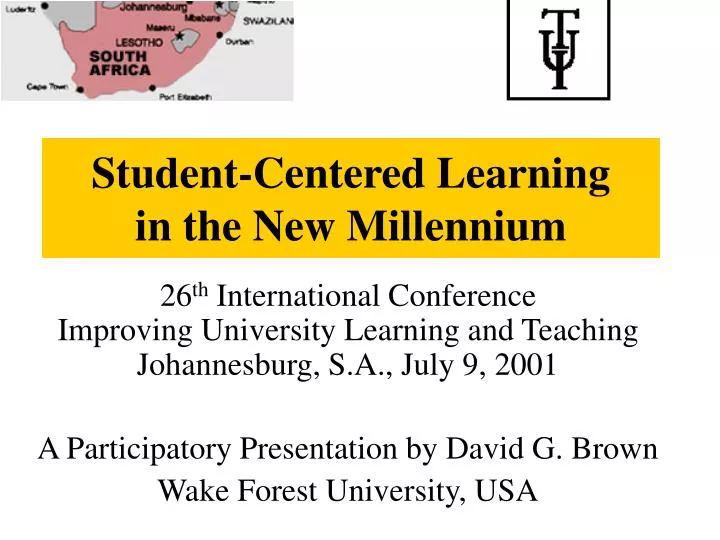 student centered learning in the new millennium