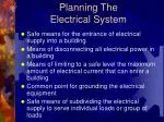 Planning The Electrical System - slide 1