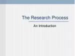 The Research Process: A Comprehensive Guide - slide 1
