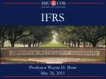 Progress Report on IFRS Transition Plan - slide 1