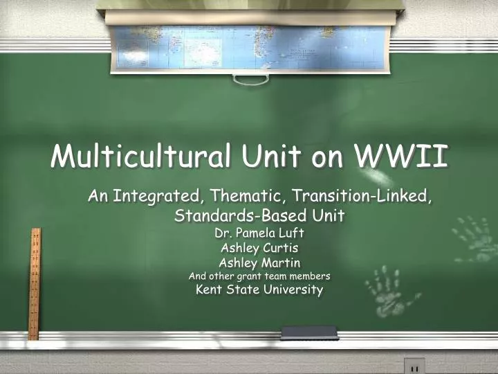 multicultural unit on wwii