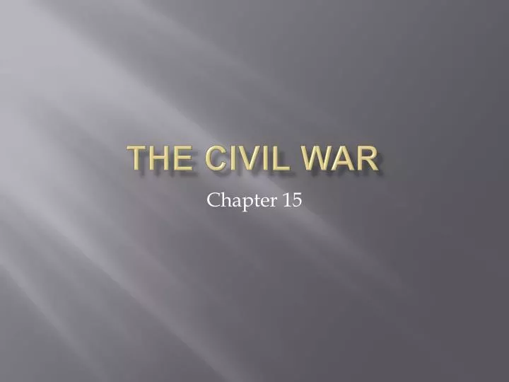 the civil war