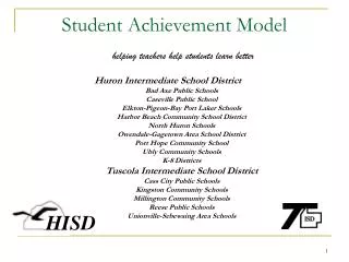 Student Achievement Model