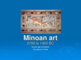 Minoan art