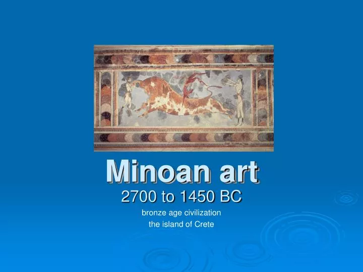 minoan art