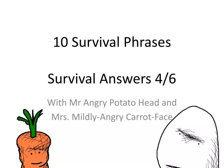 10 survival phrases survival answers 4 6