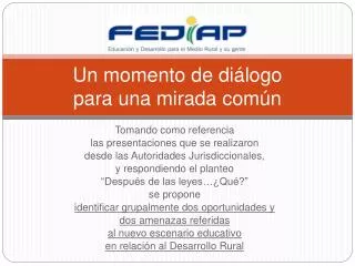 un momento de di logo para una mirada com n