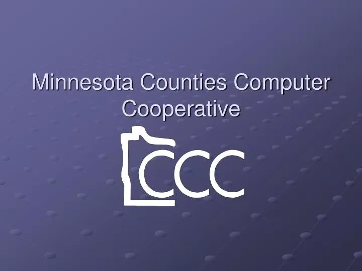 minnesota counties computer cooperative