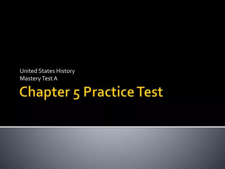 united states history mastery test a