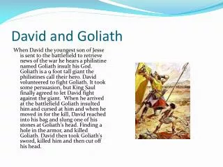 David and Goliath